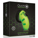 Shots Ouch 3.5" Model 20 Cock Cage - Glow In The Dark Shots America LLC