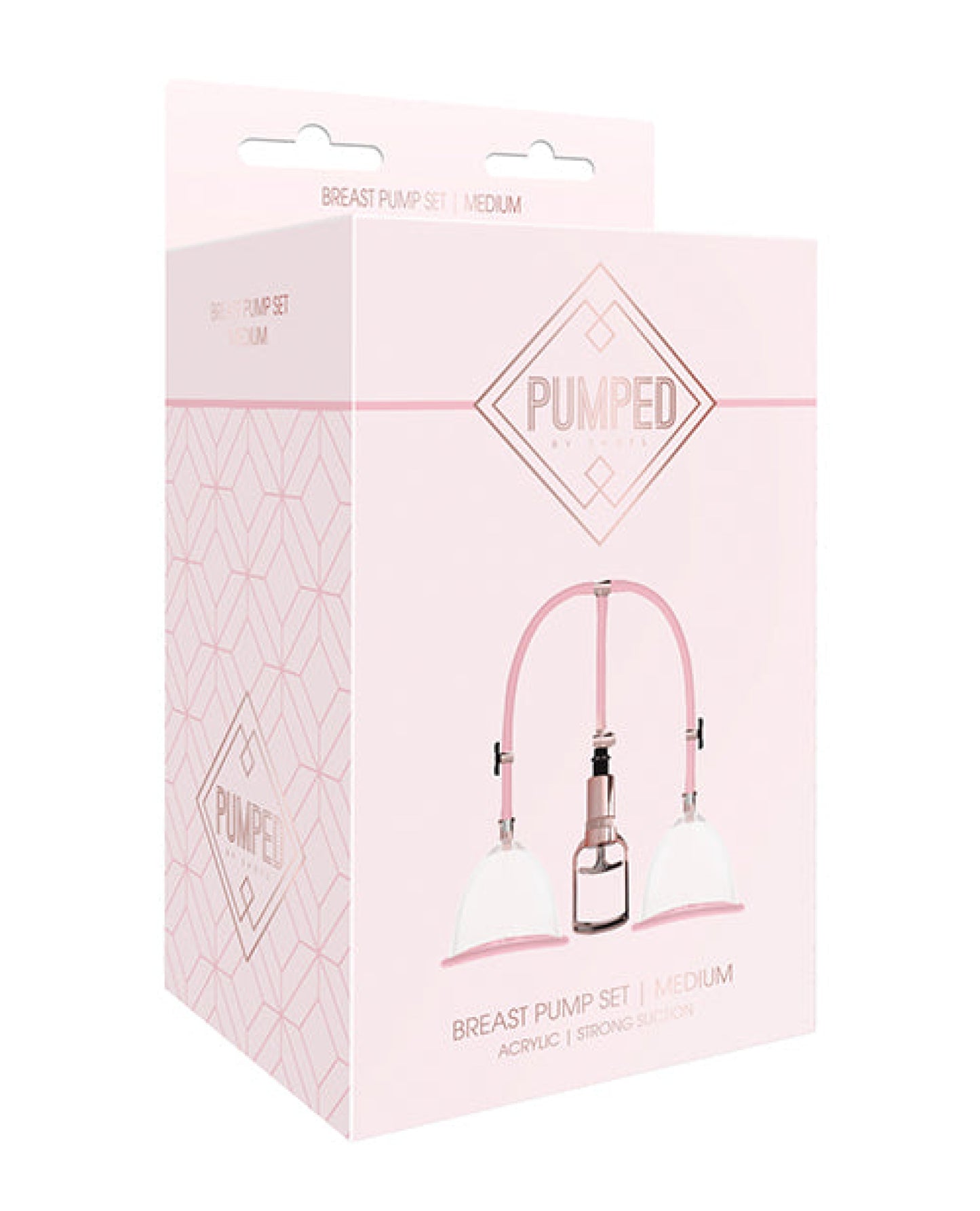 Shots Pumped Breast Pump Set - Medium Rose Gold Shots