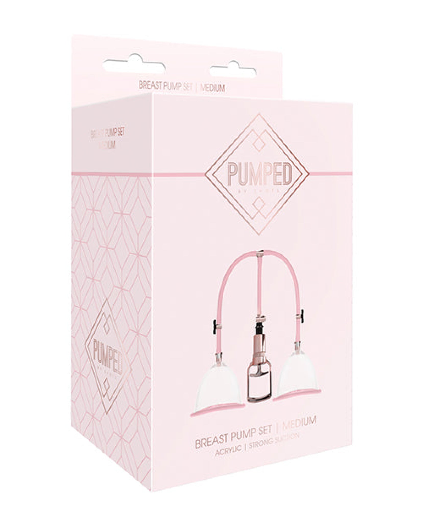 Shots Pumped Breast Pump Set - Medium Rose Gold Shots