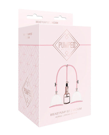 Shots Pumped Breast Pump Set - Medium Rose Gold Shots