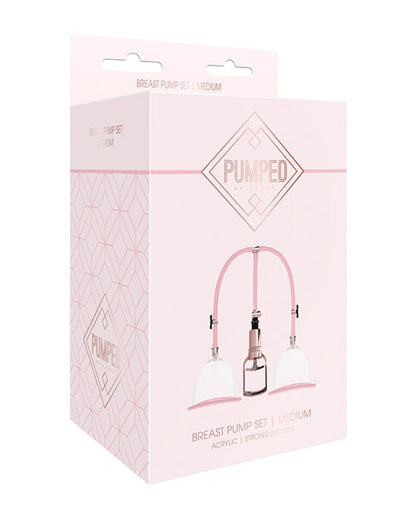 Shots Pumped Breast Pump Set - Medium Rose Gold Shots