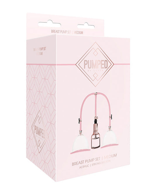 Shots Pumped Breast Pump Set - Medium Rose Gold Shots