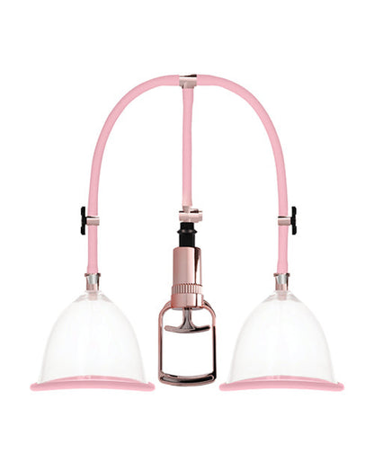 Shots Pumped Breast Pump Set - Medium Rose Gold Shots
