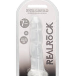 Shots Realrock Crystal Clear 7" Dildo  - Transparent Shots