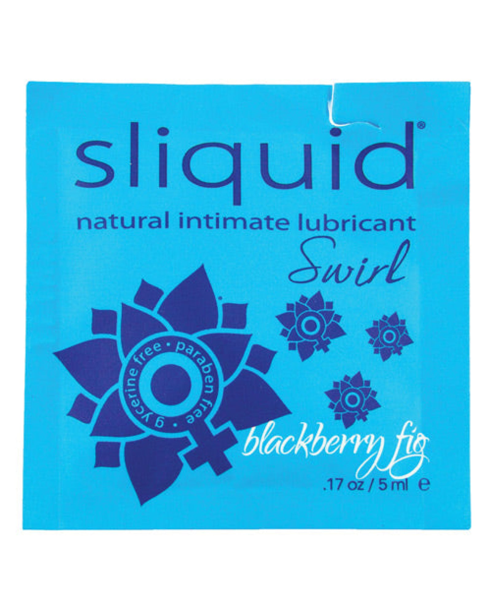 Sliquid Naturals Swirl Lubricant Pillow - .17 Oz Sliquid