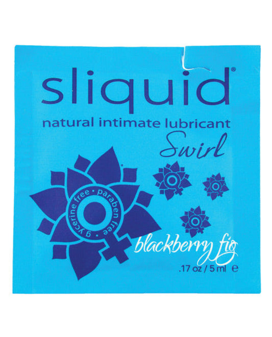 Sliquid Naturals Swirl Lubricant Pillow - .17 Oz Sliquid 1657