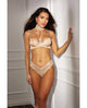 Absolutely Beautiful Stretch Lace Collard Bra & Panty (goes W/soh31549) Shirley Of Hollywood