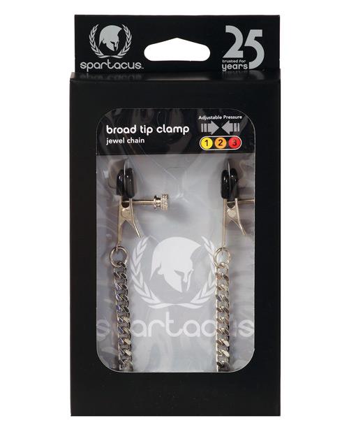Spartacus Adjustable Broad Tip Clamps - Jewel Chain Spartacus