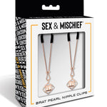Sex & Mischief Brat Pearl Nipple Clips Sex & Mischief