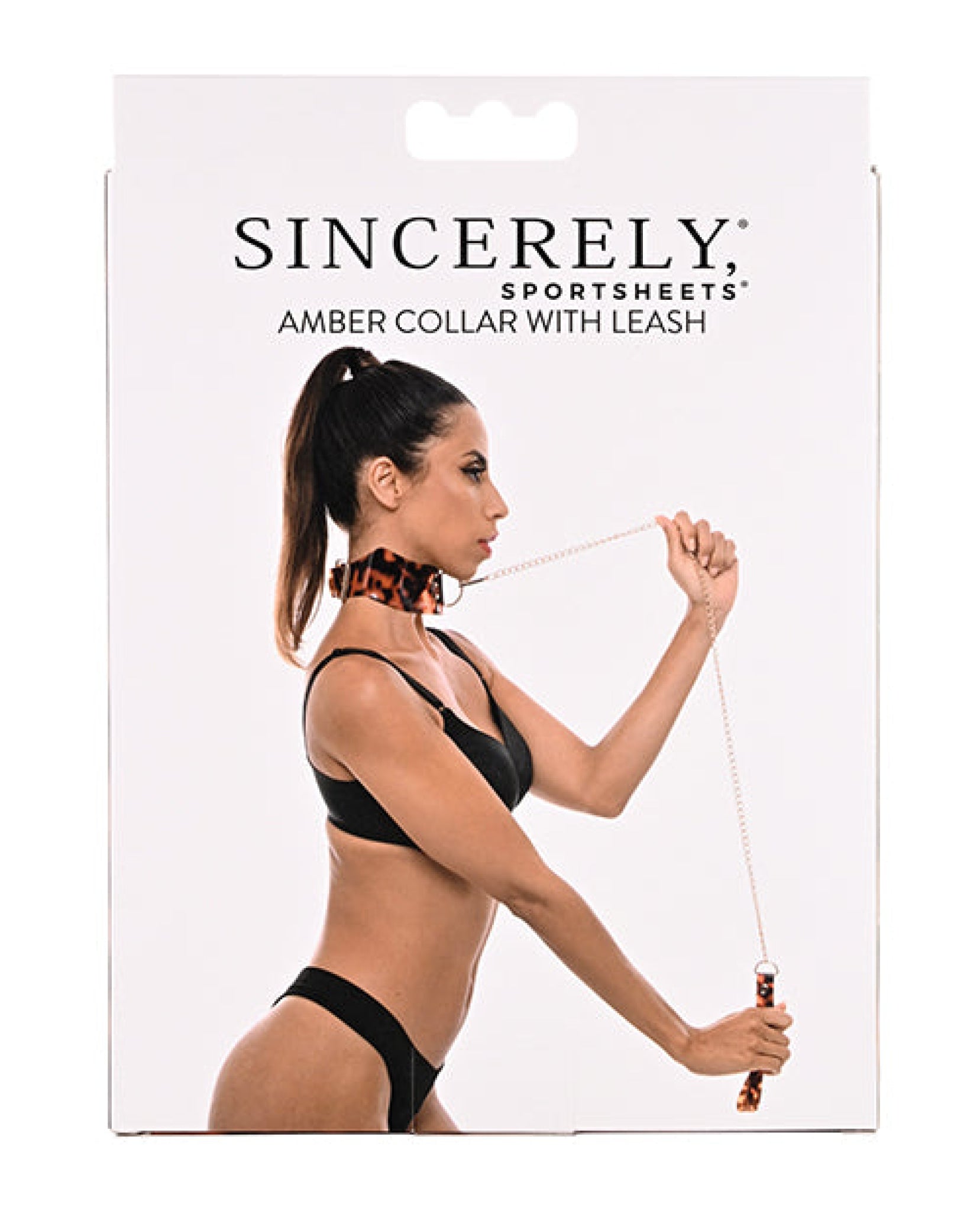 Sincerely Amber Collar & Leash Sincerely