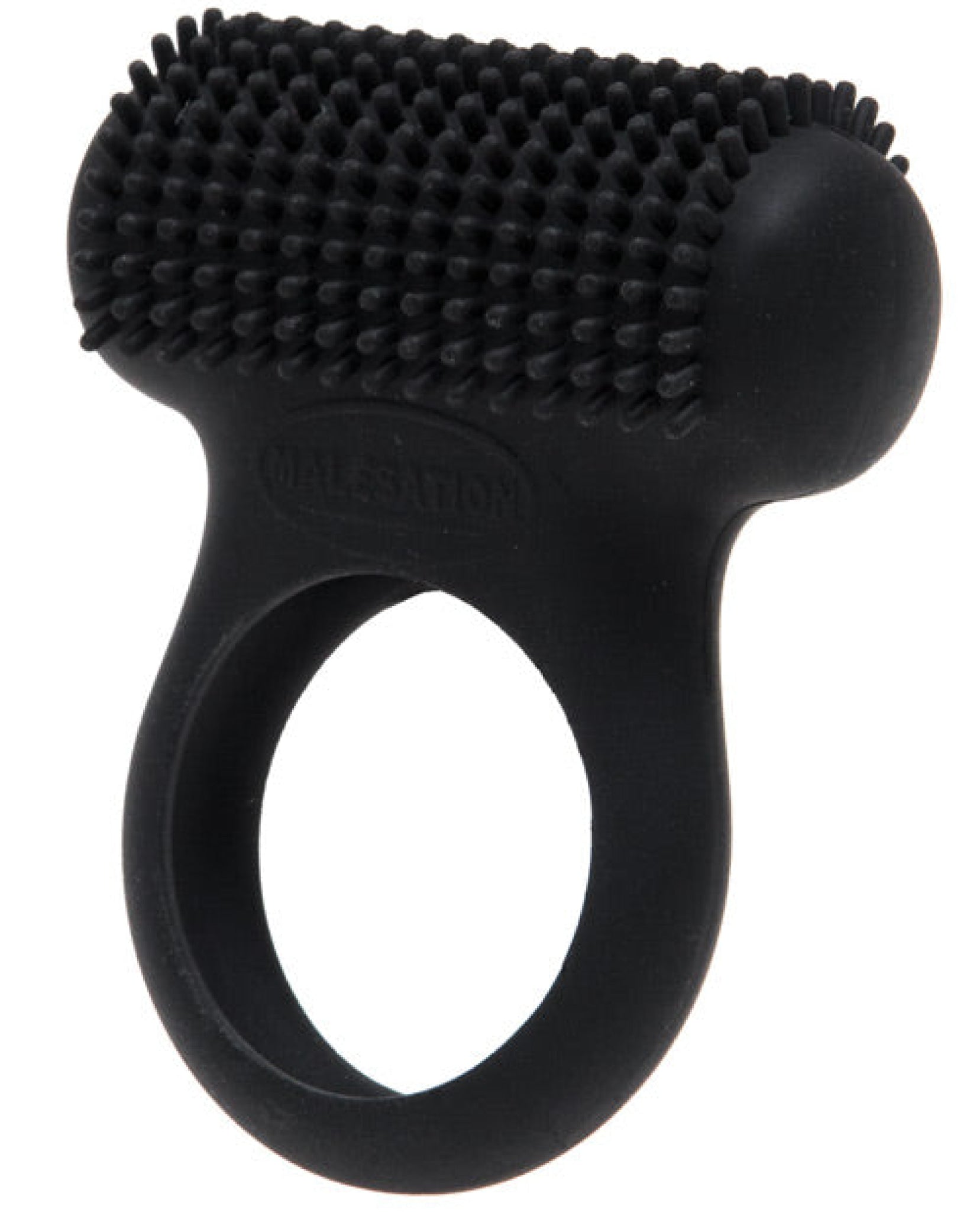 Malesation Tickle Me Nubbed Cock Ring - Black Malesation