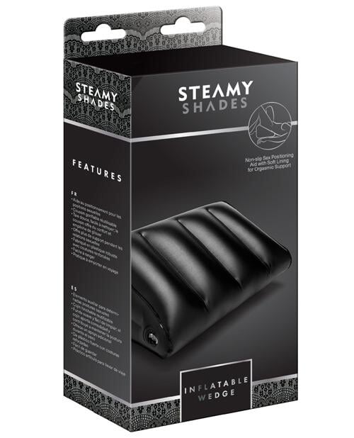 Steamy Shades Inflatable Wedge - Black Steamy