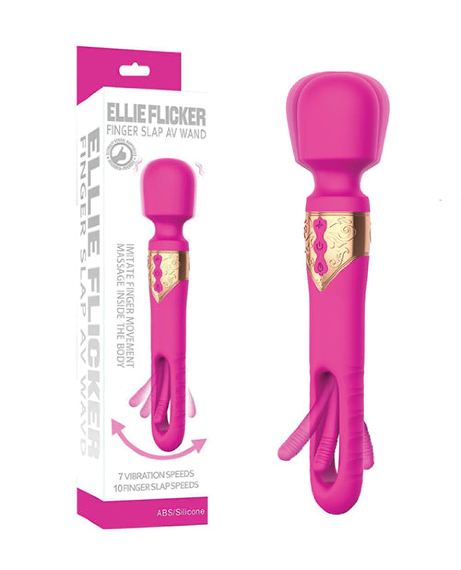 Ellie Flicking Wand - Hot Pink Secwell