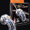 Cb-6000 3 3-4" Curved Cock Cage & Lock Set  - Clear CB-X