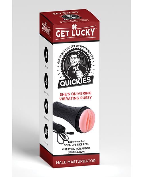 Get Lucky Quickies She's Quivering Vibrating Pussy Masturbator Get Lucky