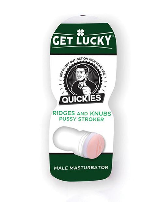 Get Lucky Quickies Ridges & Knubs Pussy Stroker Get Lucky 500