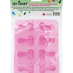 Get Lucky Penis Party Chocolate - Ice Tray - Pink Get Lucky