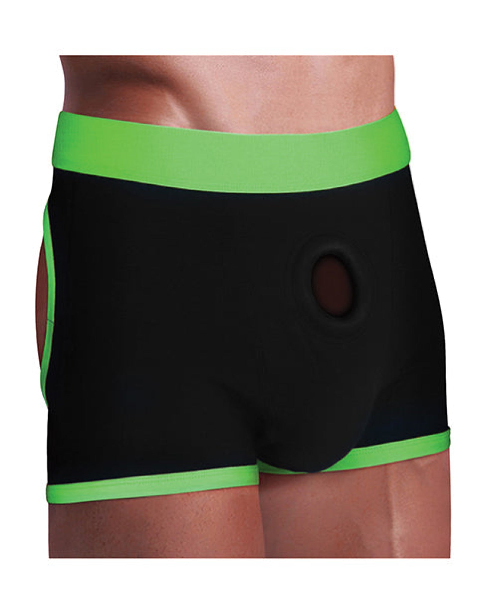 Get Lucky Strap On Boxers - Black/green Get Lucky