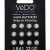 Vedo Lr41 Batteries - 1.5v Pack Of 12 VēDO