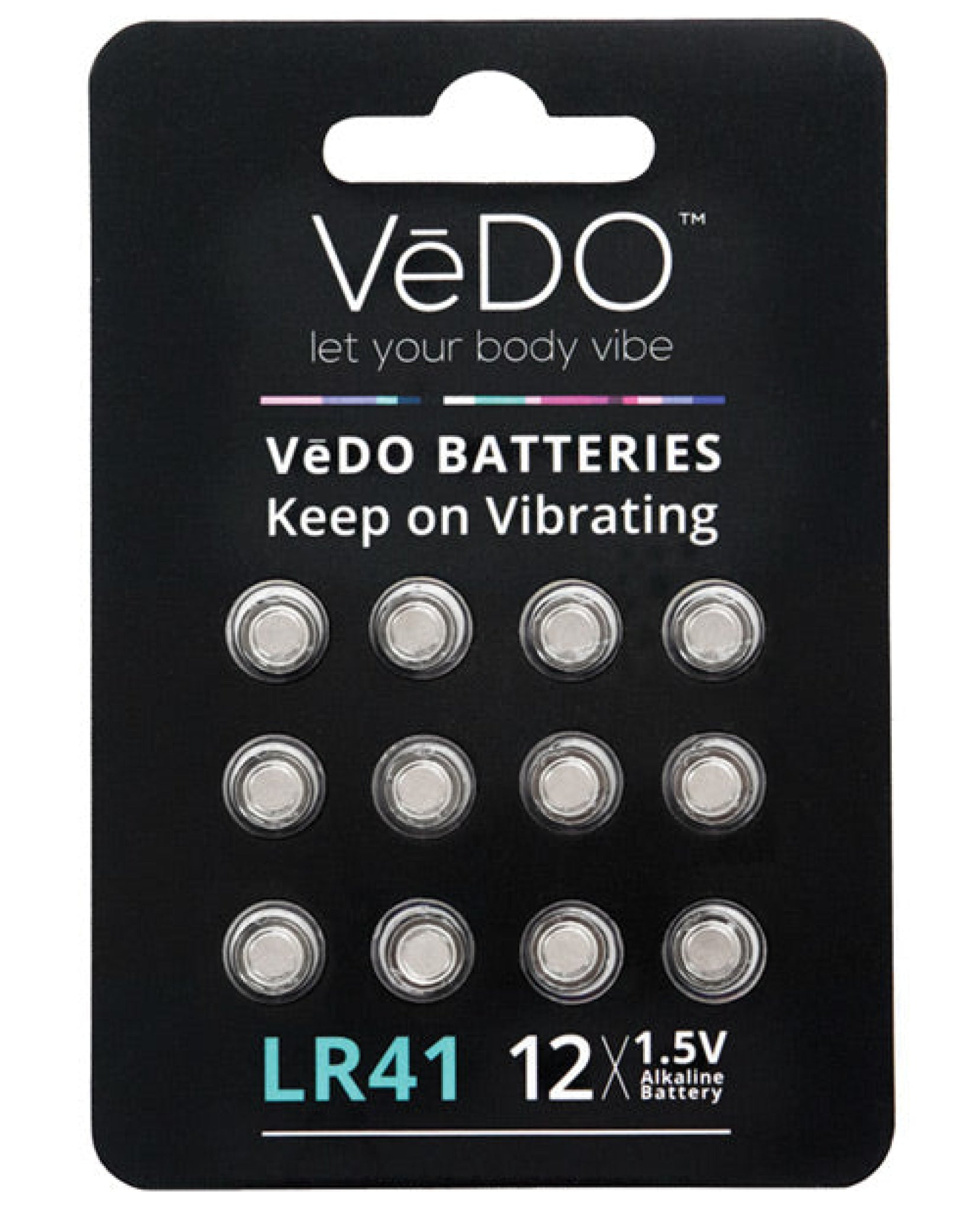 Vedo Lr41 Batteries - 1.5v Pack Of 12 VēDO