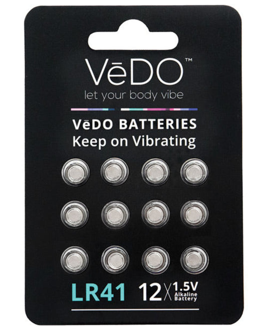 Vedo Lr41 Batteries - 1.5v Pack Of 12 VēDO 1657