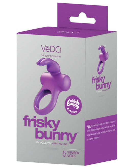 Vedo Frisky Bunny Rechargeable Vibrating Ring VēDO 1657
