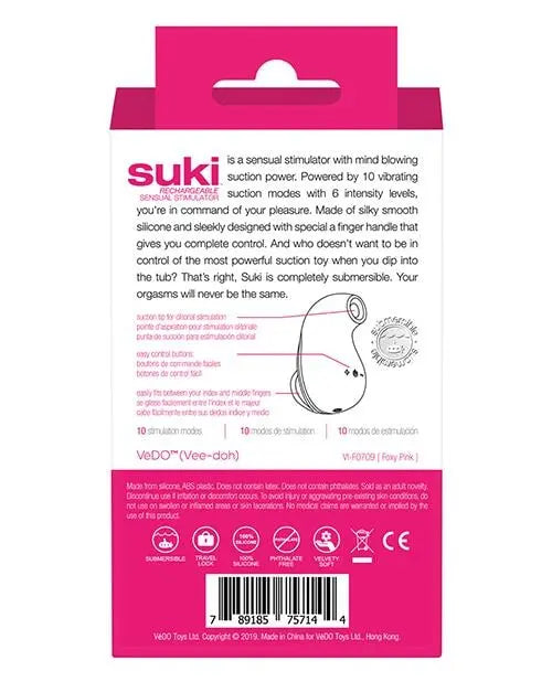 Vedo Suki Rechargeable Vibrating Sucker VēDO