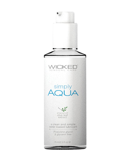 Wicked Sensual Care Simply Aqua Water Based Lubricant Wicked Sensual Care 1657