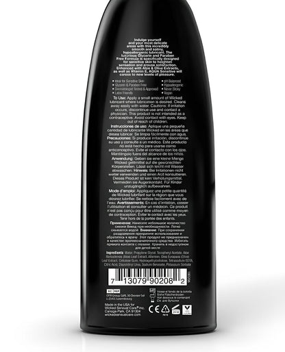 Wicked Sensual Care Hypoallergic Aqua Sensitive Lubricant - 8 Oz Wicked Sensual Care