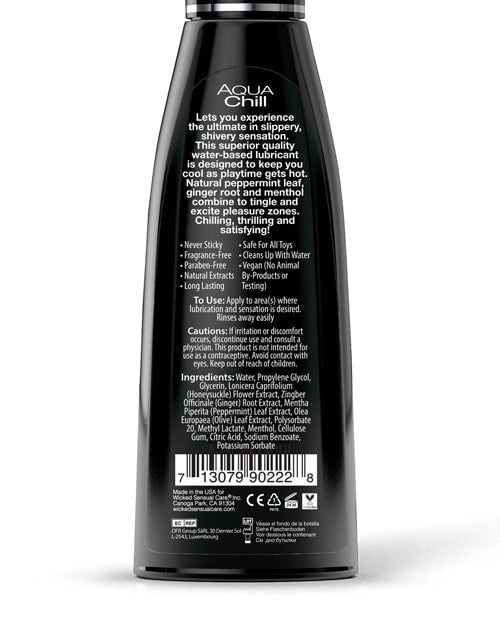 Wicked Sensual Care Chill Cooling Waterbased Lubricant Wicked Sensual Care