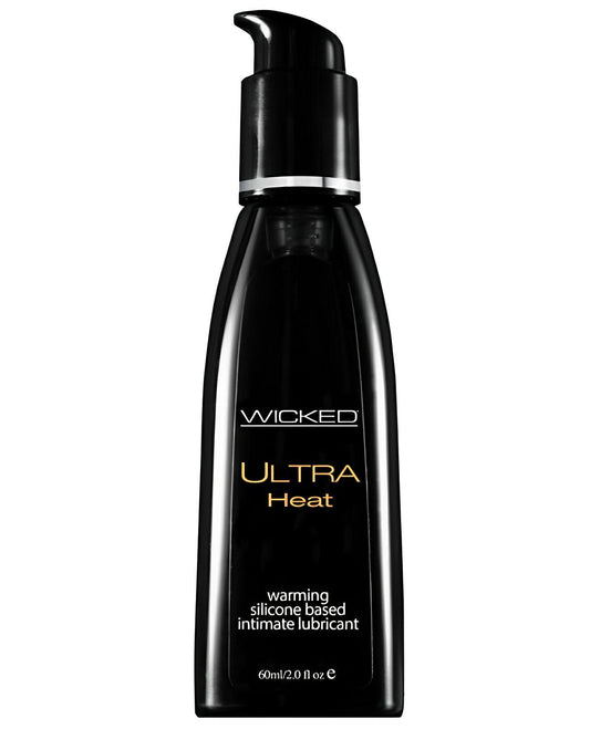 Wicked Sensual Care Ultra Heat Warming Sensation Silicone Based Lubricant - 2 Oz Wicked Sensual Care