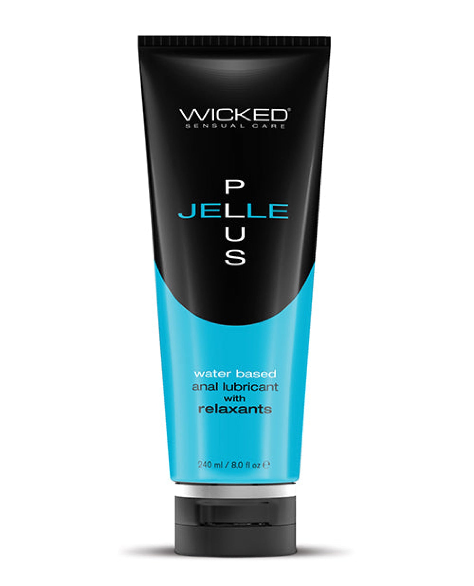 Wicked Sensual Care Jelle Plus Water Based Anal Lubricant with Relaxants - 4 Oz Wicked Sensual Care