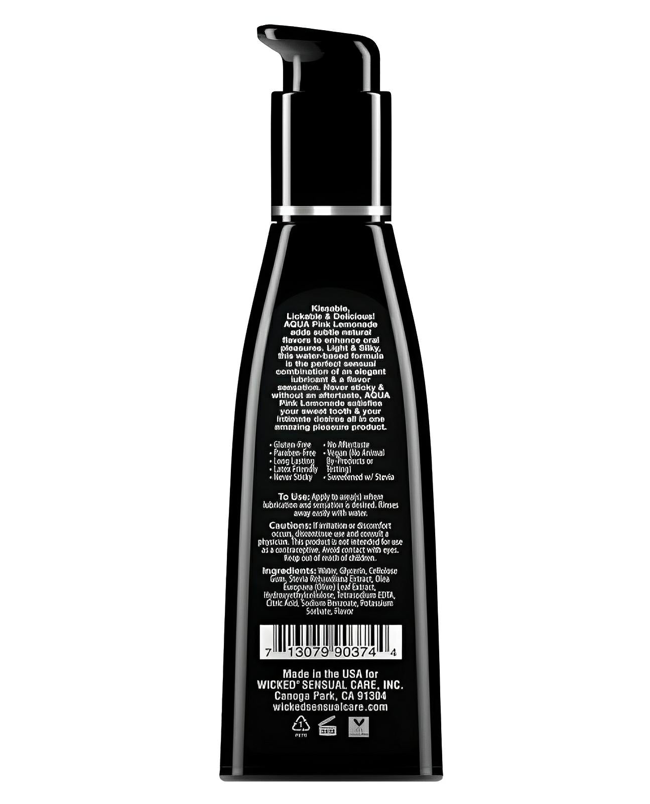 Wicked Sensual Care Water Based Lubricant - 4 Oz Wicked Sensual Care