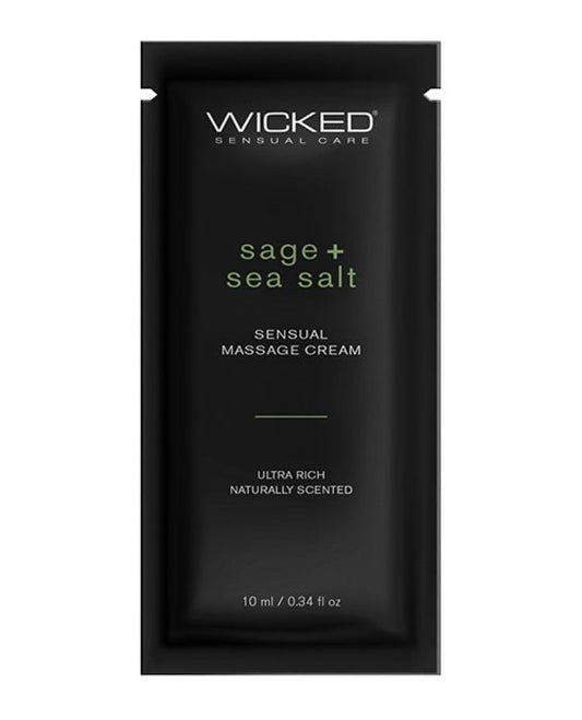 Wicked Sensual Care Sage & Sea Salt Massage Cream Wicked Sensual Care 1657