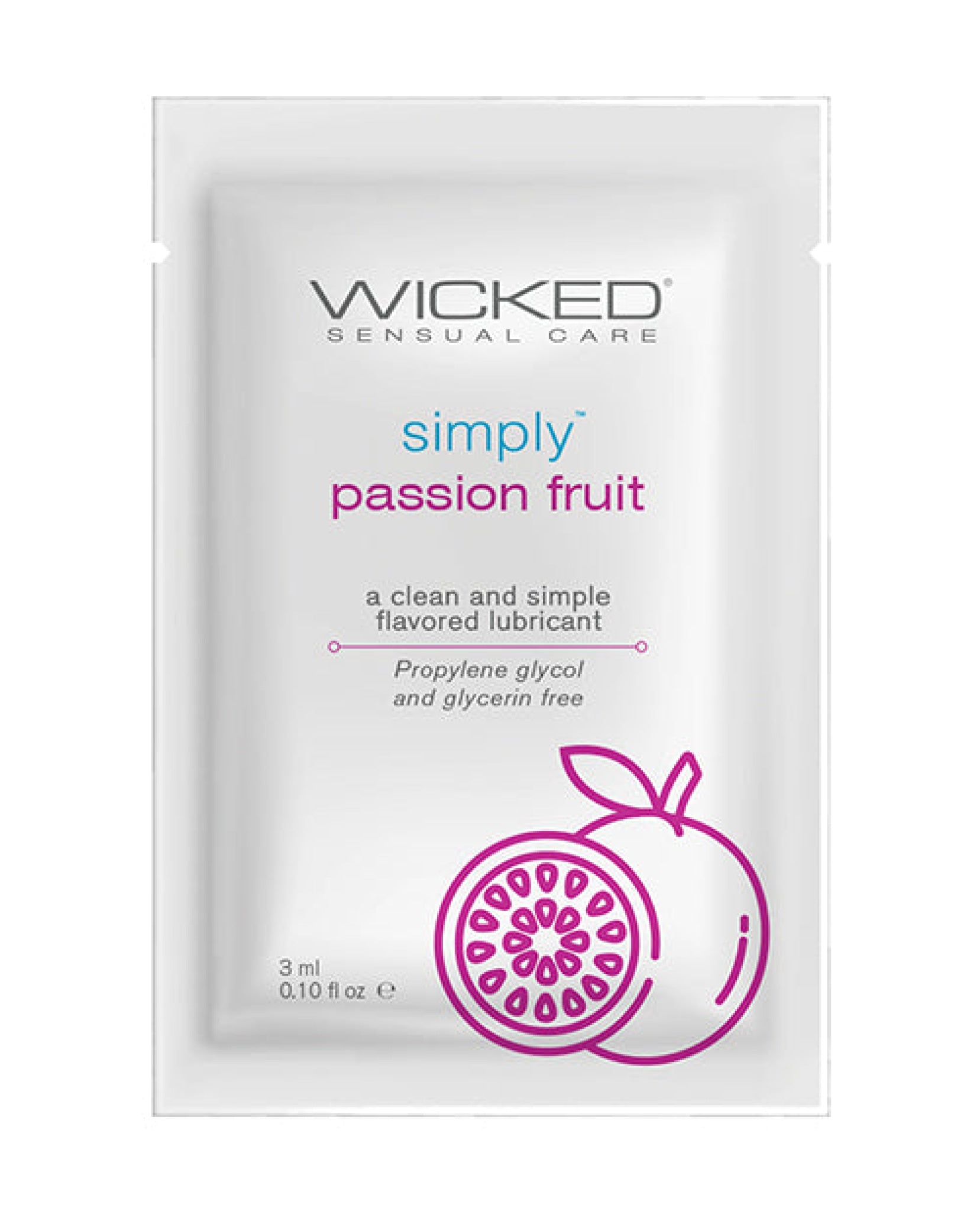 Wicked Sensual Care Simply Water Based Lubricant - .1 Oz Wicked Sensual Care