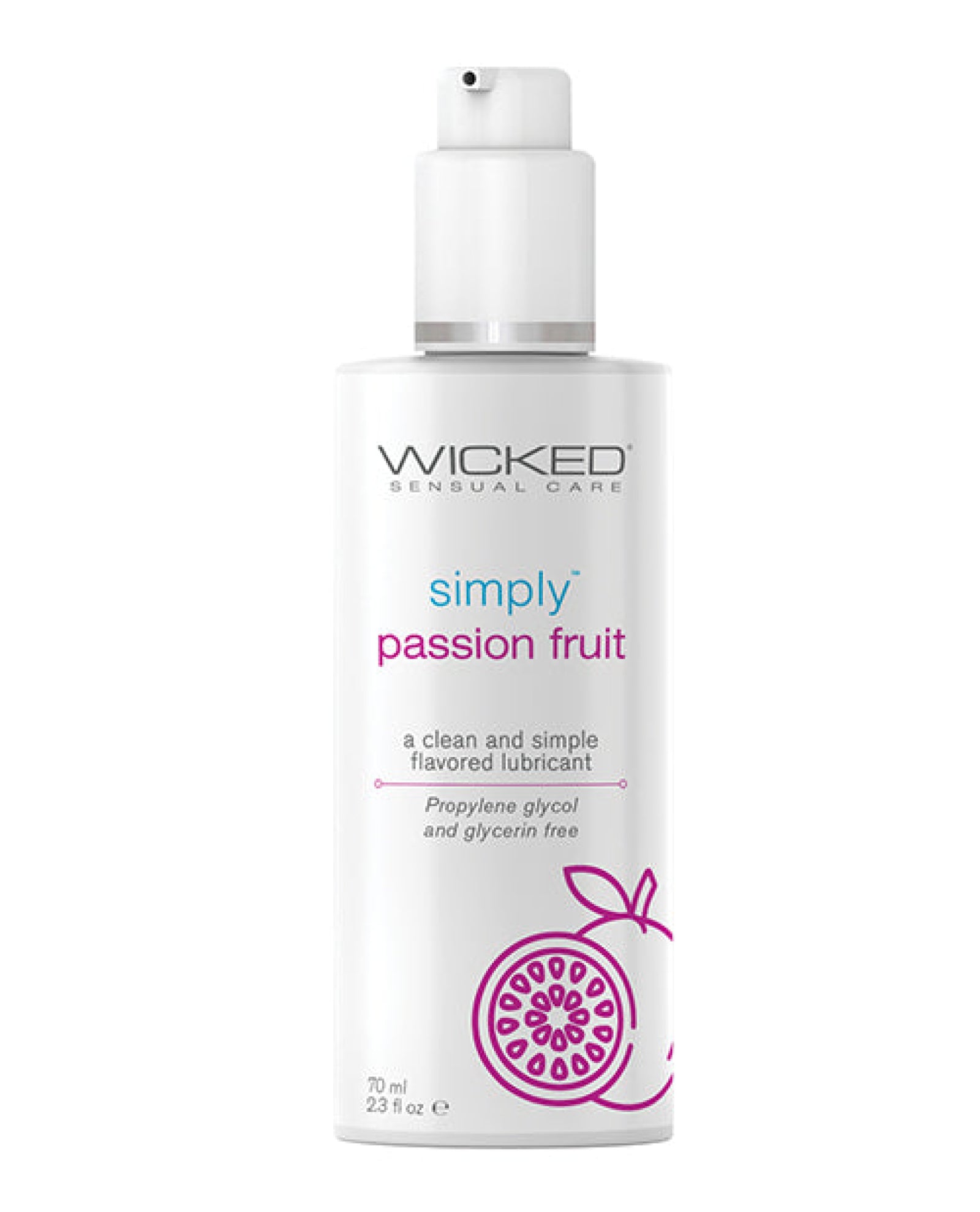 Wicked Sensual Care Simply Water Based Lubricant - 2.3 Oz Wicked Sensual Care