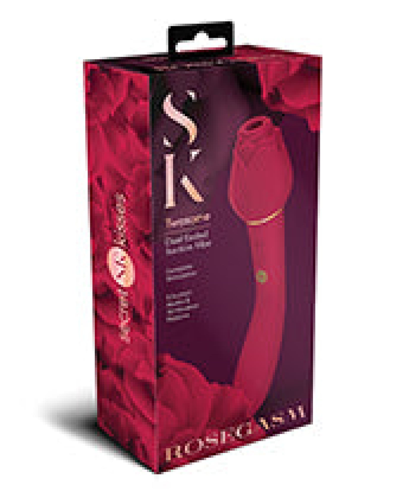 Secret Kisses Twosome Dual Ended Rose Bud W-clitoral Suction & G-spot Vibe - Red Xgen