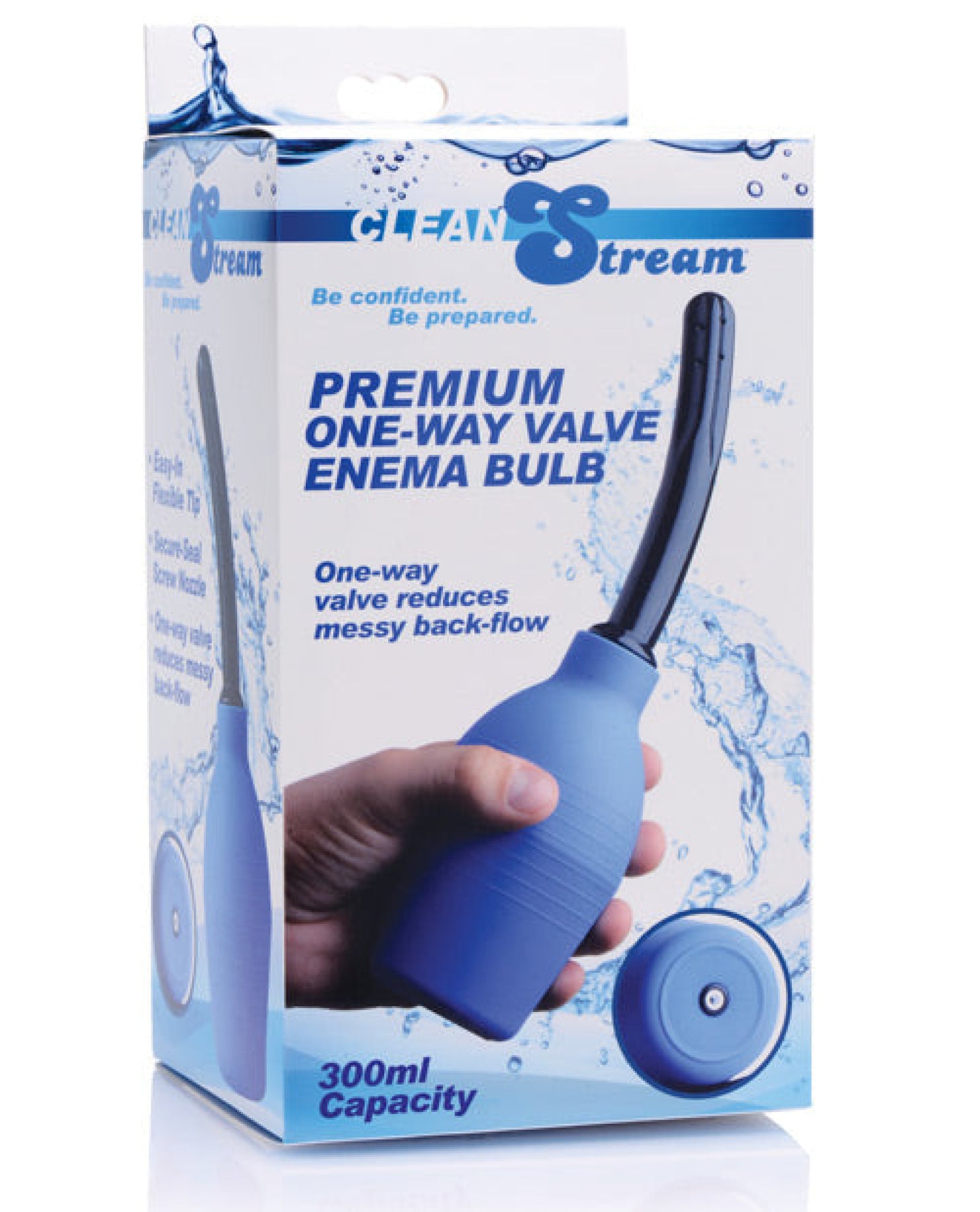 Cleanstream Premium One Way Valve Enema Bulb Clean Stream