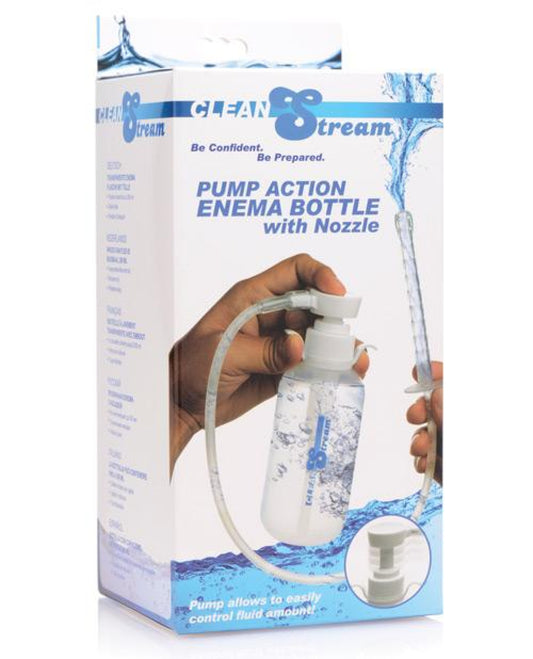 Cleanstream Pump Action Enema Bottle W-nozzle Clean Stream 1657