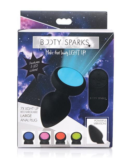 Bootysparks Silicone Vibrating Led Plug Booty Sparks 1657