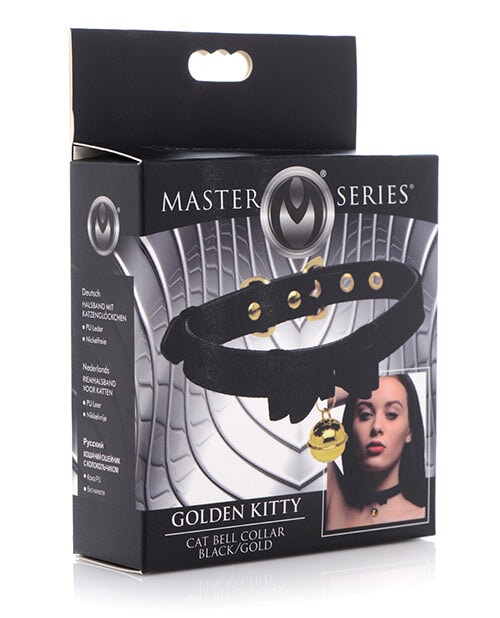 Master Series Golden Kitty Cat Bell Collar Master Series