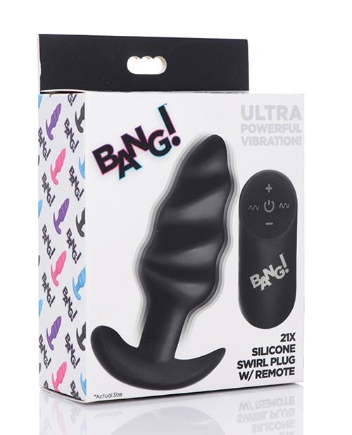 Bang! Vibrating Butt Plug W/remote Control Bang!