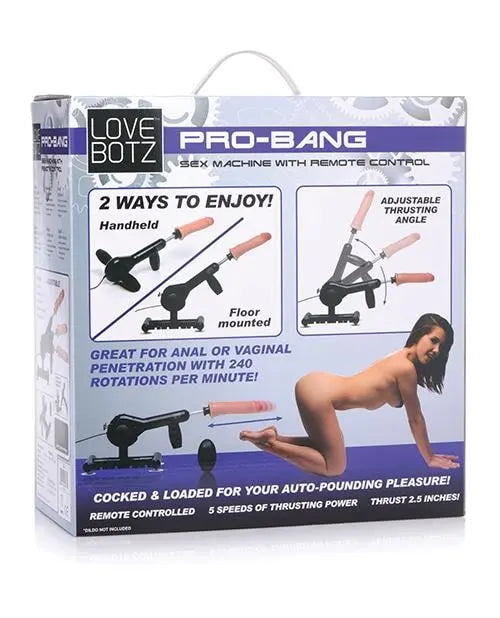 Lovebotz Pro-bang Sex Machine W-remote Control Lovebotz