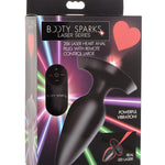Booty Sparks Laser Heart Anal Plug W/remote Booty Sparks