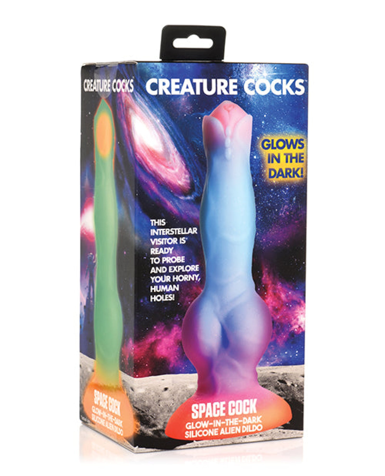 Creature Cocks Space Cock Silicone Alien Dildo - Glow In The Dark Creature Cocks