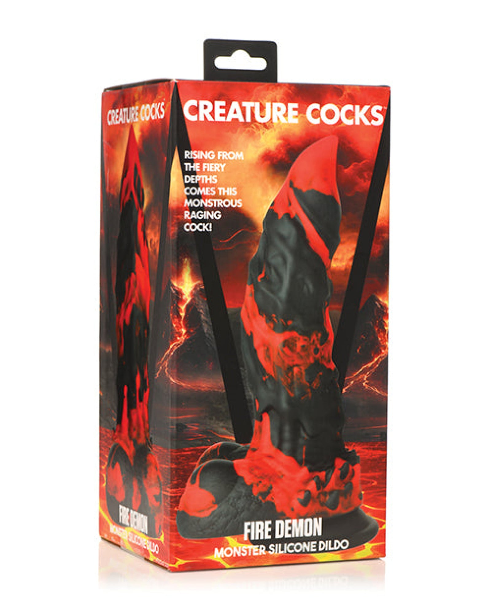 Creature Cocks Fire Demon Monster Silicone Dildo Creature Cocks