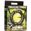Creature Cocks Caiman Silicone Cock Ring - Black Creature Cocks