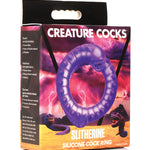 Creature Cocks Slitherine Silicone Cock Ring - Purple Creature Cocks