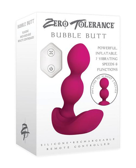 Zero Tolerance Anal Bubble Butt - Burgundy Zero Tolerance 1657