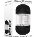Zero Tolerance Double Decker Stroker - Black-clear Zero Tolerance